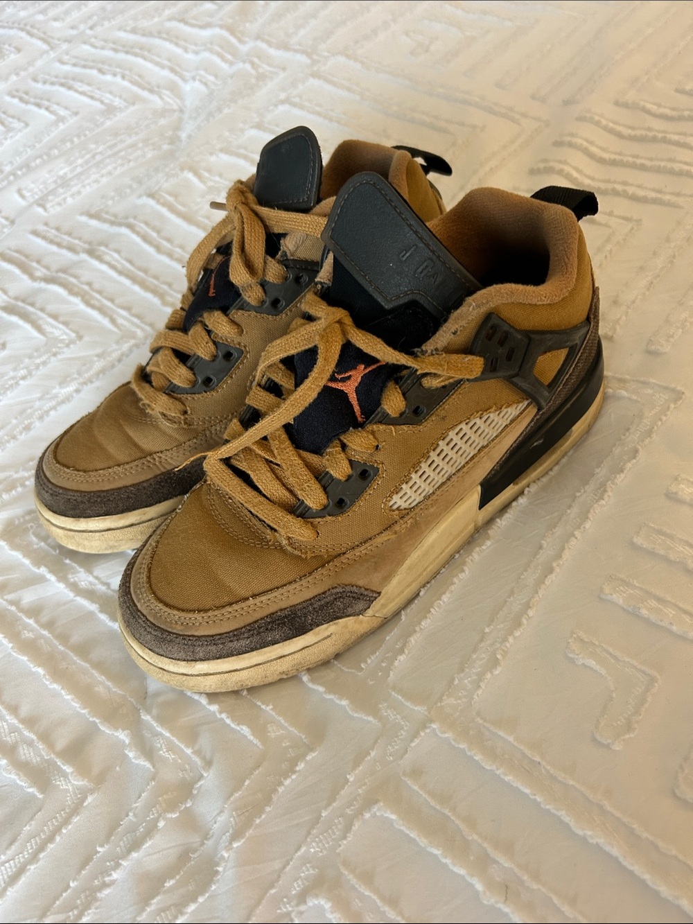Nike Jordan Spizike Low Flask Kids Lace Up Basketball Sneakers Size 4.5